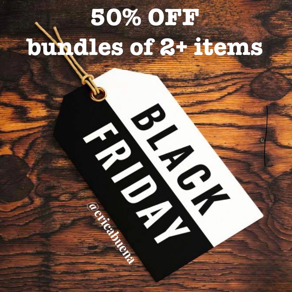 Black Friday Sale!! Now through end of November!